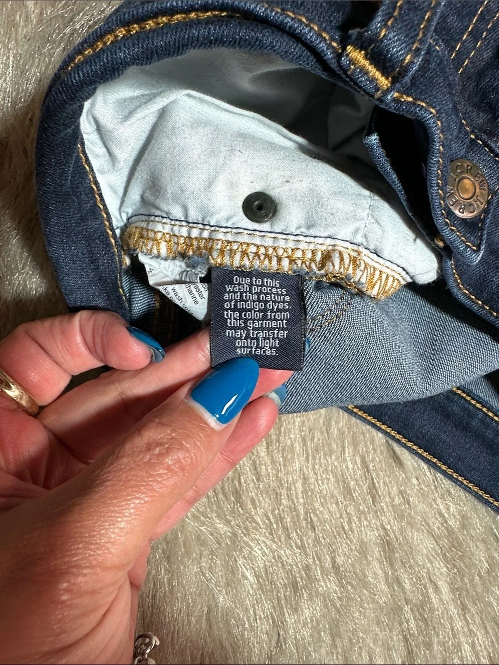 J. Crew Dark Blue Skinny Jeans